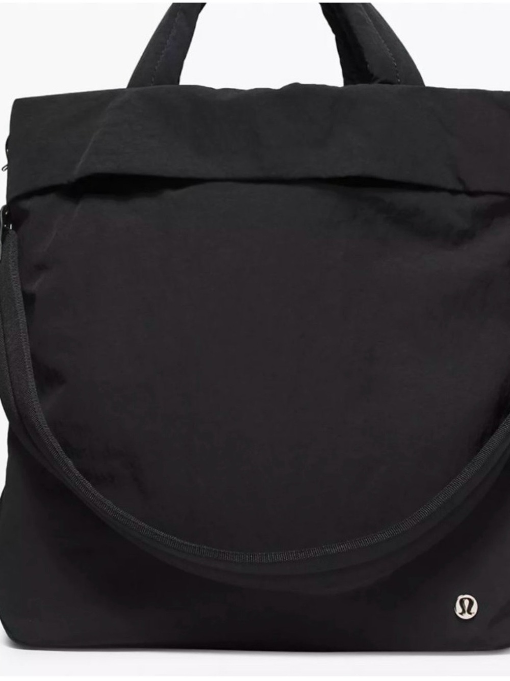 lululemon athletica Black Women's Zip-Front Tote Backpack